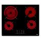 TEKA Encimera Vitrocerámica  TZ 6420. 40239020, 4 zonas, Negro